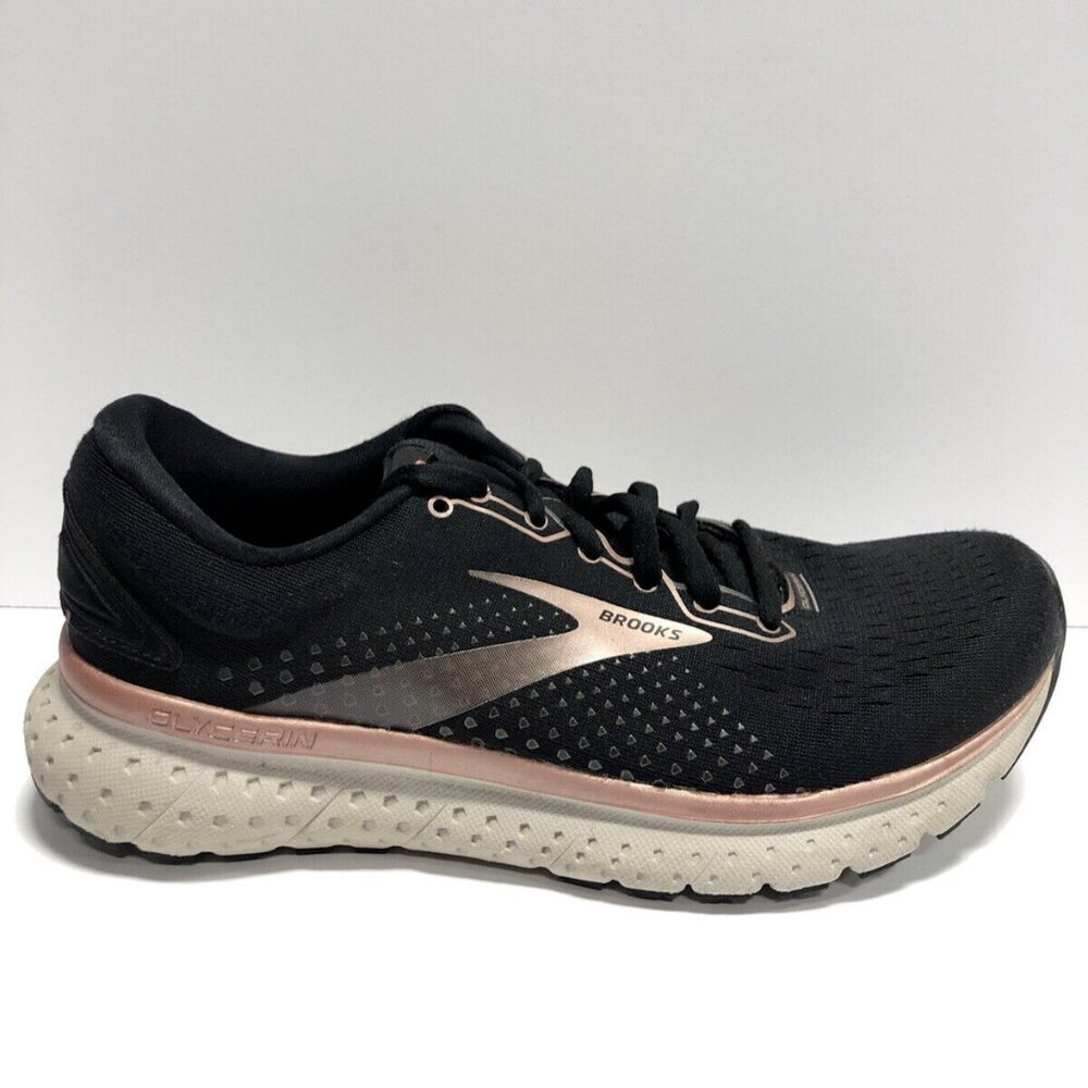 Brooks Women’s Glycerin 18, Running Shoe, Black Size 8 M